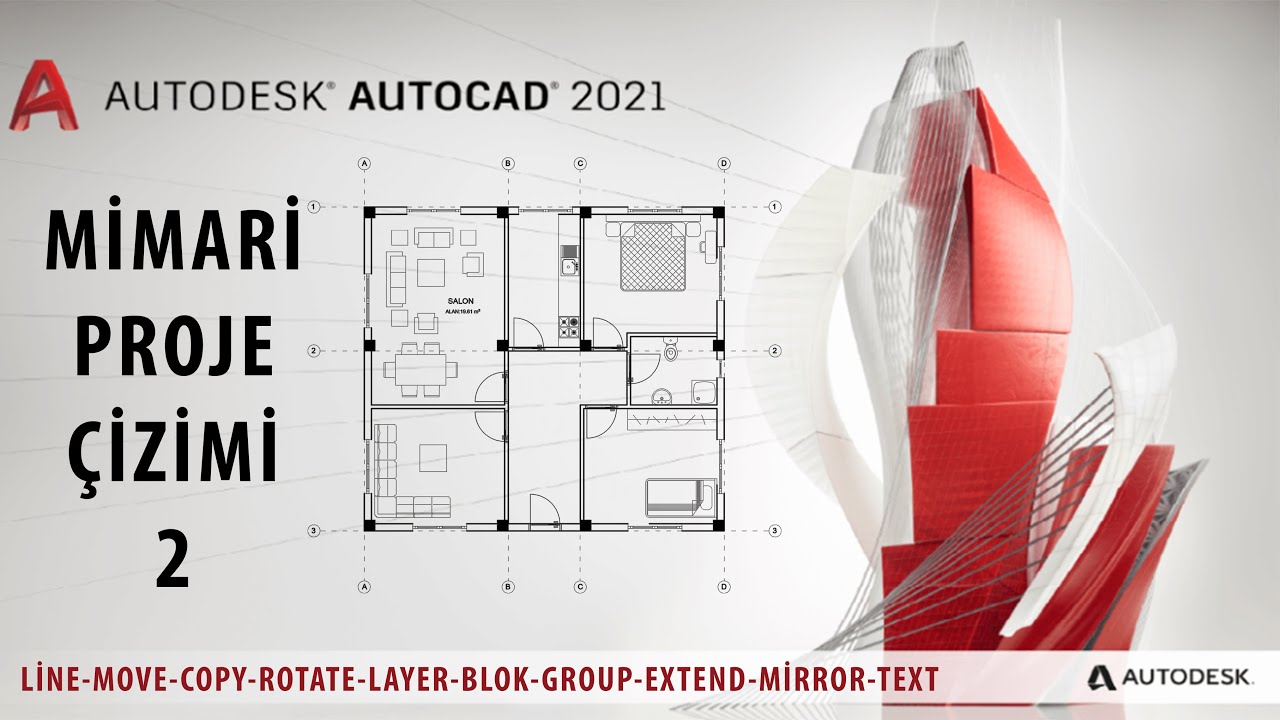 AUTOCAD PLAN ÇİZİMİ l EN KOLAY PLAN ÇİZİMİ l MİMARLIK ÖĞRENCİLERİ İÇİN