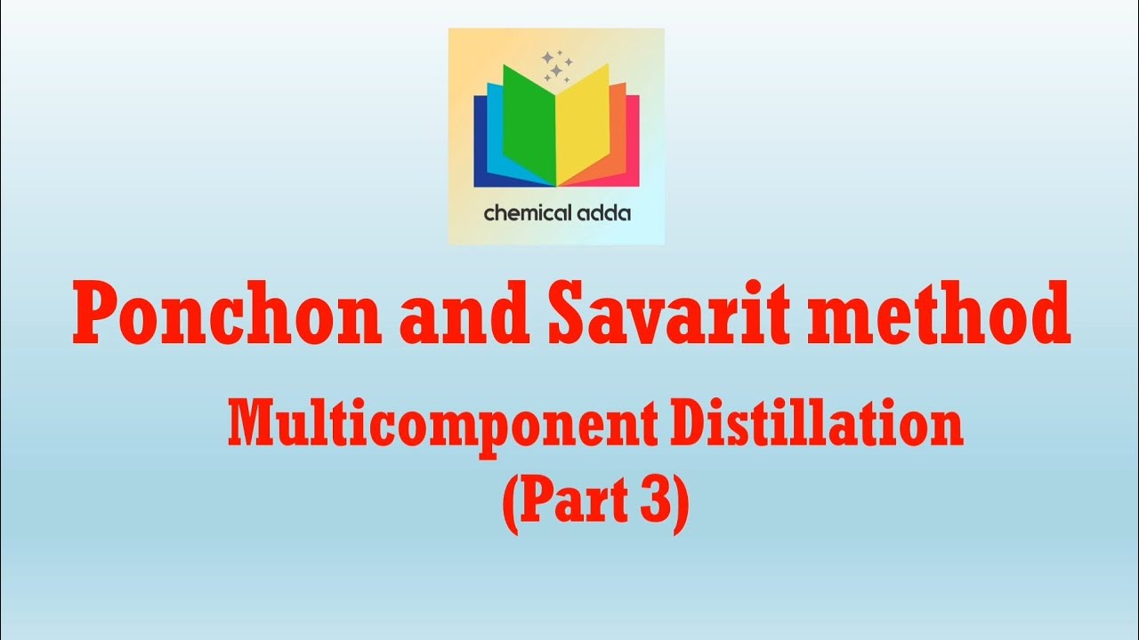 Ponchon Savarit Method step by step | Part 3 @chemicaladda