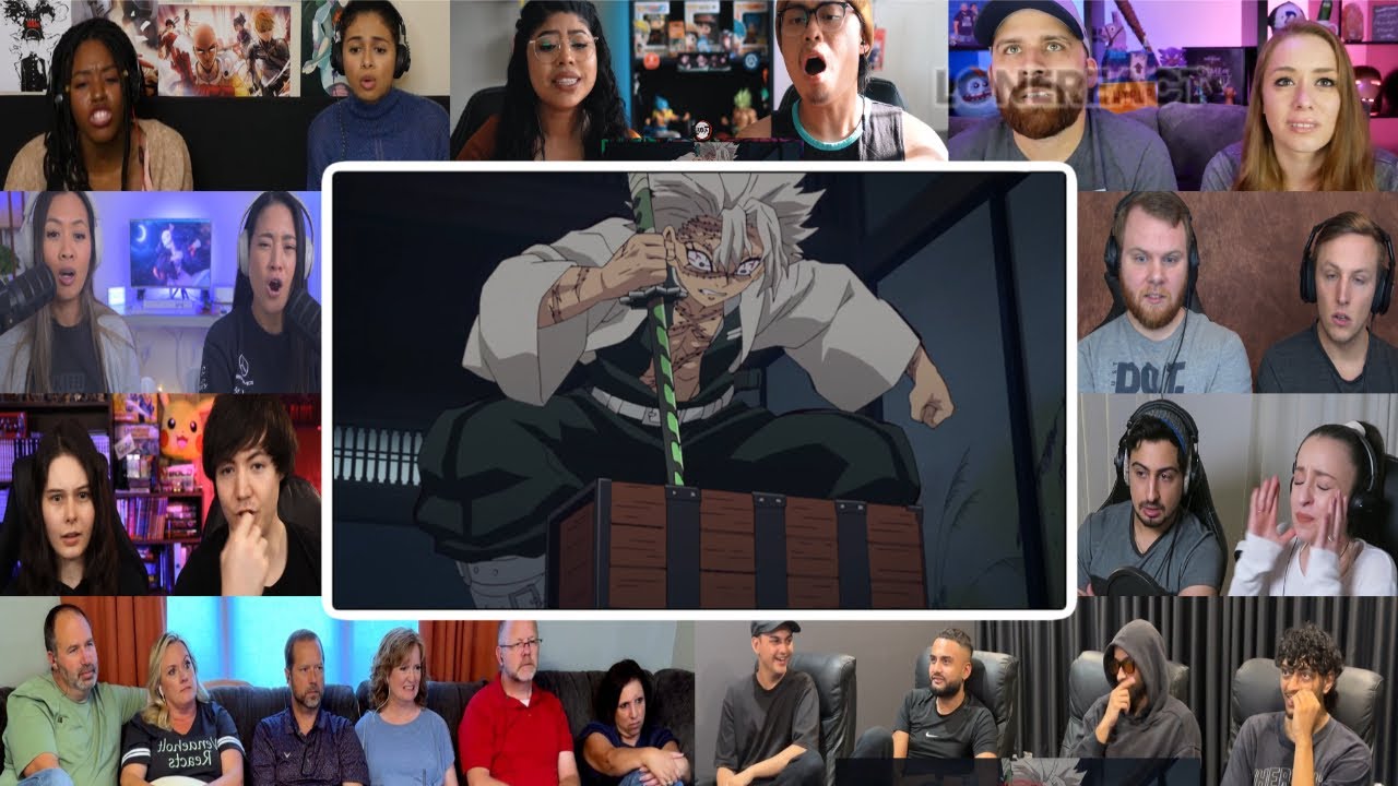 Wind Hashira Stabs Nezuko’s Box! Scene - Demon Slayer S1 Ep22 | Reaction Mashup