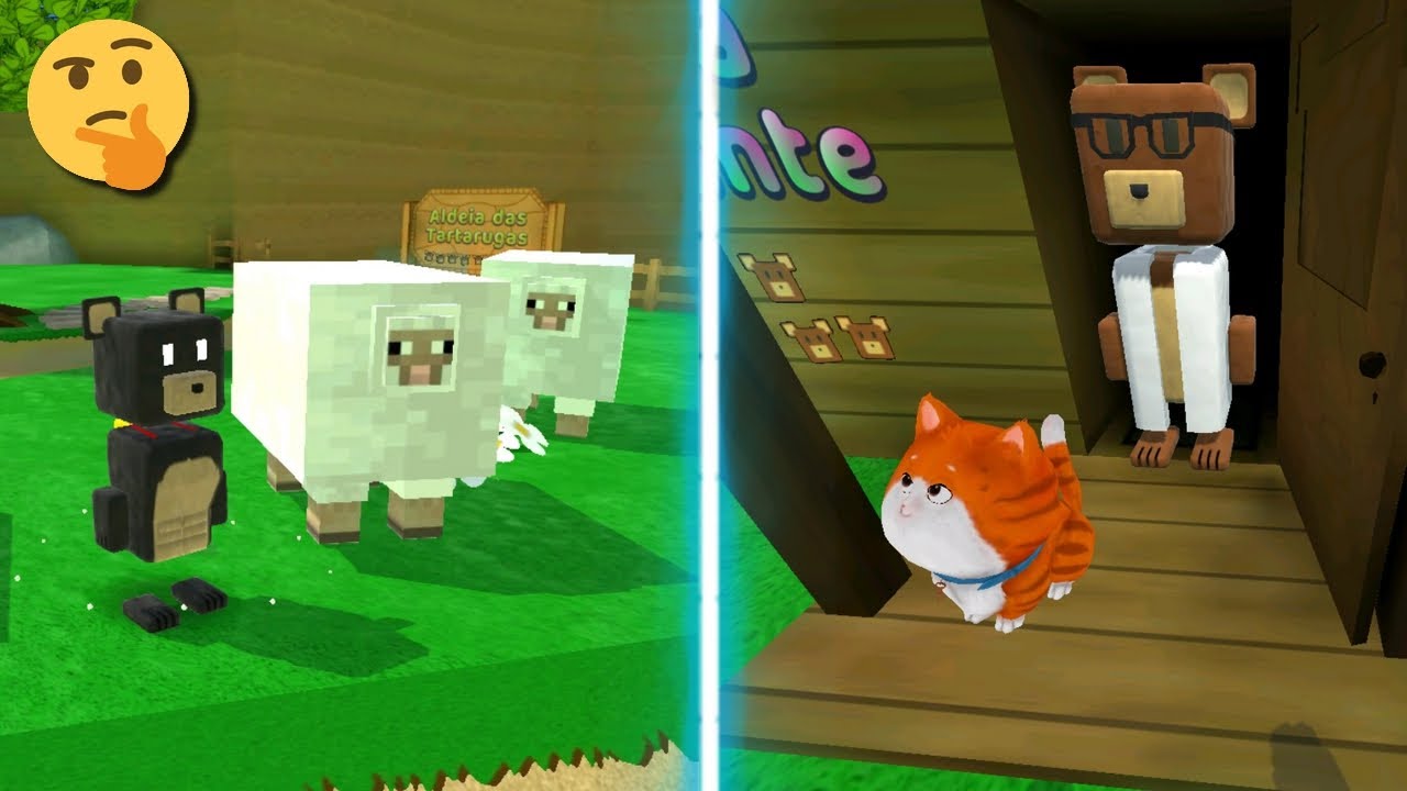 jogo do urso, NOVOS BICHOS NA VILA DOS URSOS?, super bear adventure, historinha, coisas estranhas