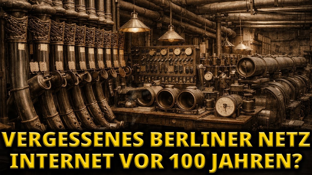 Berlins Rohrpost: Das vergessene Untergrund-Netz, das schneller war als die Stadt