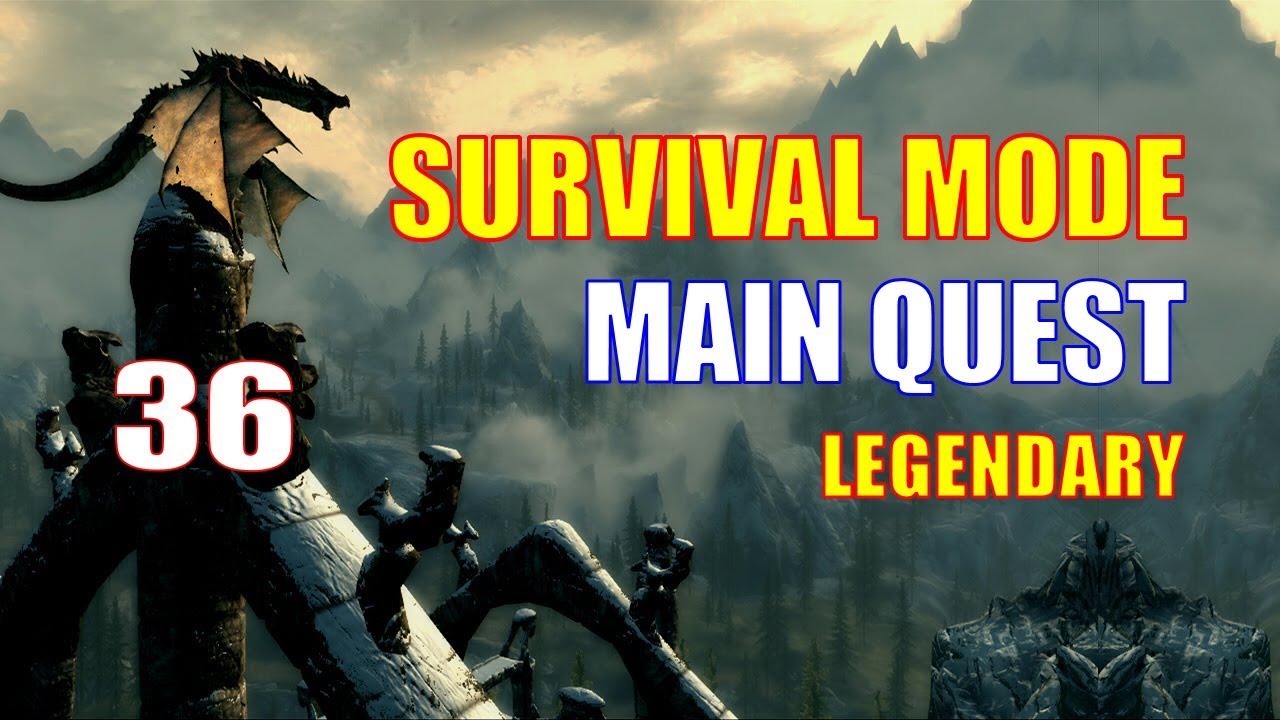 Skyrim Survival Mode Walkthrough MAIN QUEST #36 - Elder Knowledge: Panic in Alftand