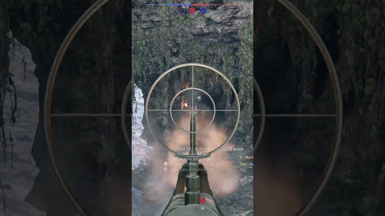 Japanese Machine Gunner Ambushes American Squad  #gaming #enlisted