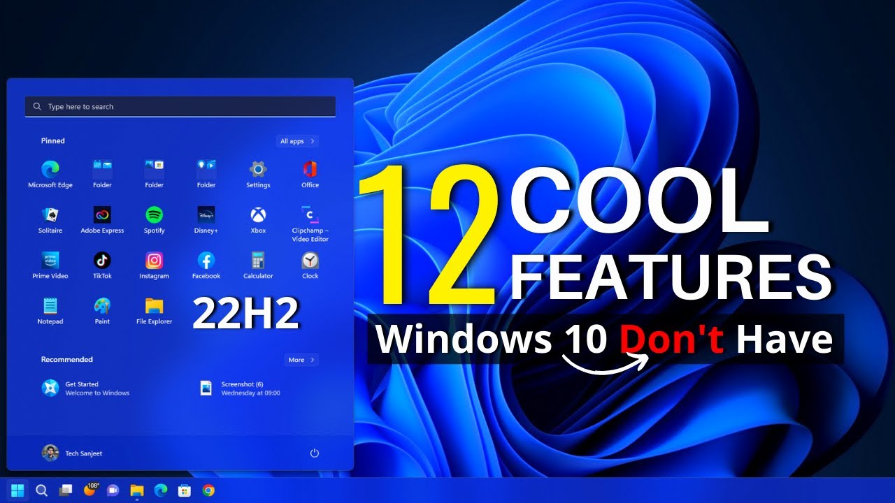 Windows 11 22H2 Features Not Available in Windows 10 | 2022