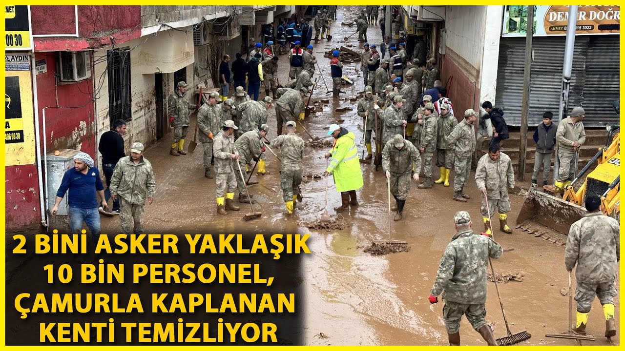 Şanlıurfa'da 10 Bin Personel ile Çamur Temizliği