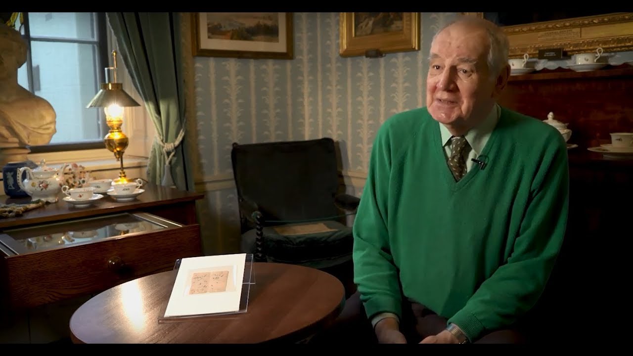 Dickens's earliest surviving letter with Professor Michael Slater