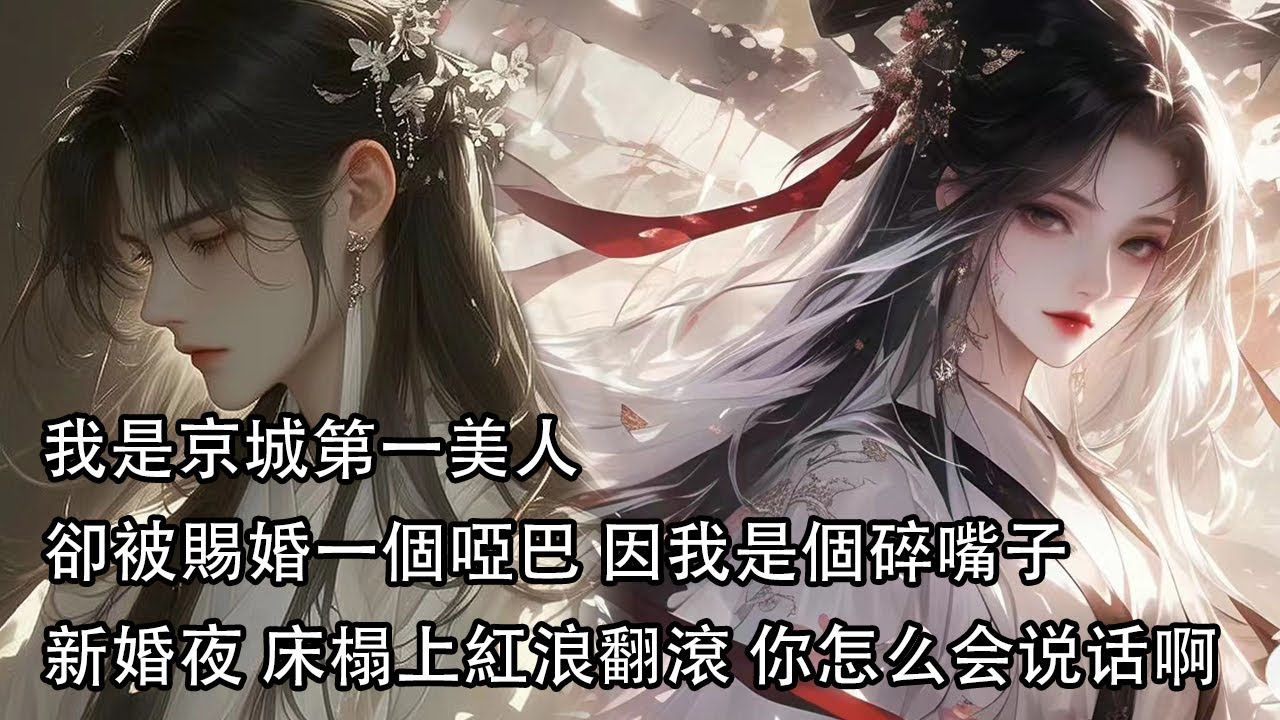 【一口氣看完】我是京城第一美人，卻被賜婚一個啞巴，只因我是個碎嘴子，年過十八無人娶，我欲哭無淚，新婚當夜，床榻上紅浪翻滾，他語調嘶啞：你乖…乖一些