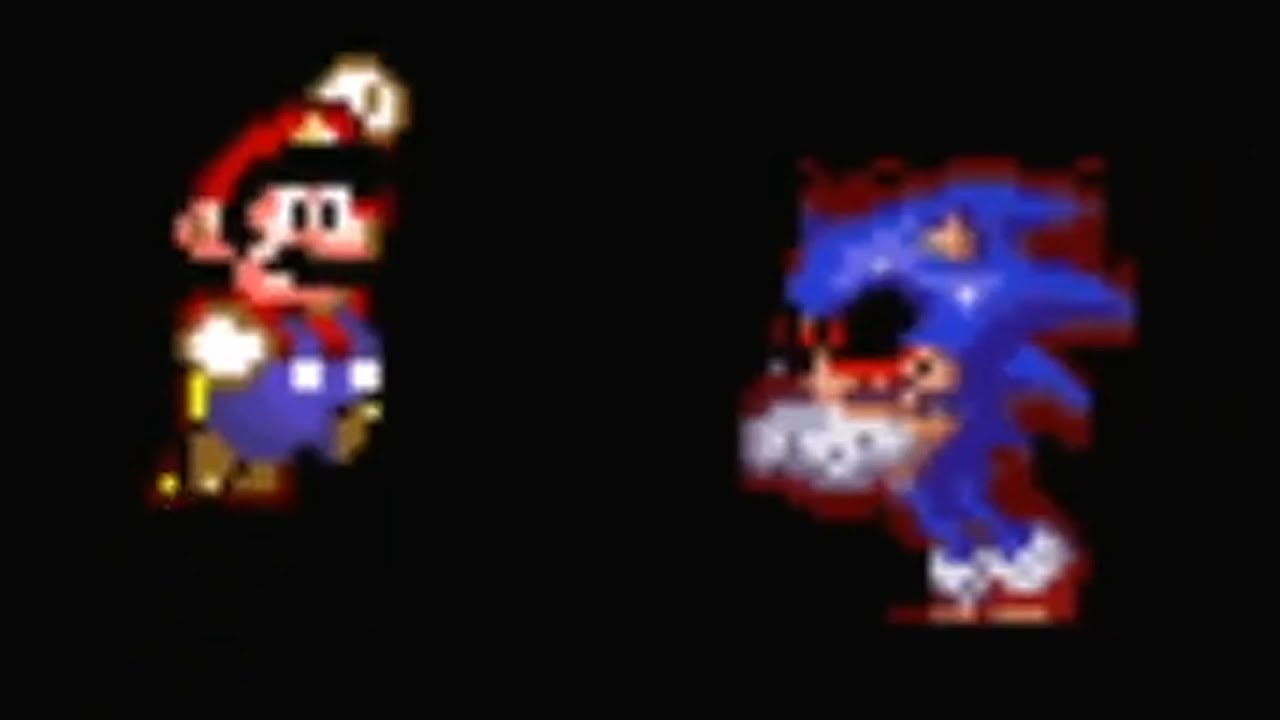 Mario VS SONIC.EXE 2 (SMW Creepypasta Rom Hack) Full Gameplay