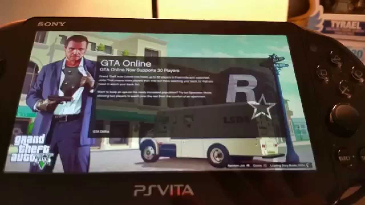 PSVita Remote Play: Grand Theft Auto V