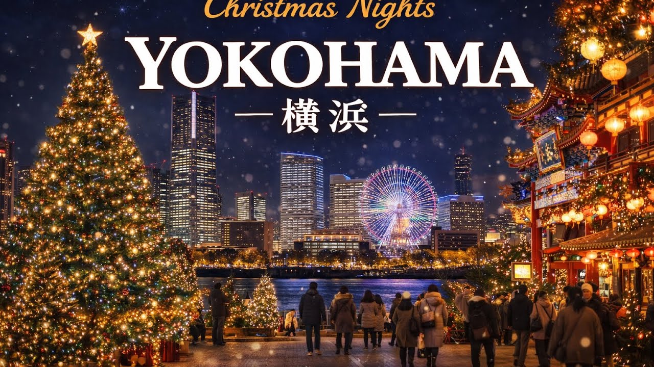 Yokohama Christmas Nights 2025 🎄 Chinatown & Air Cabin Ride
