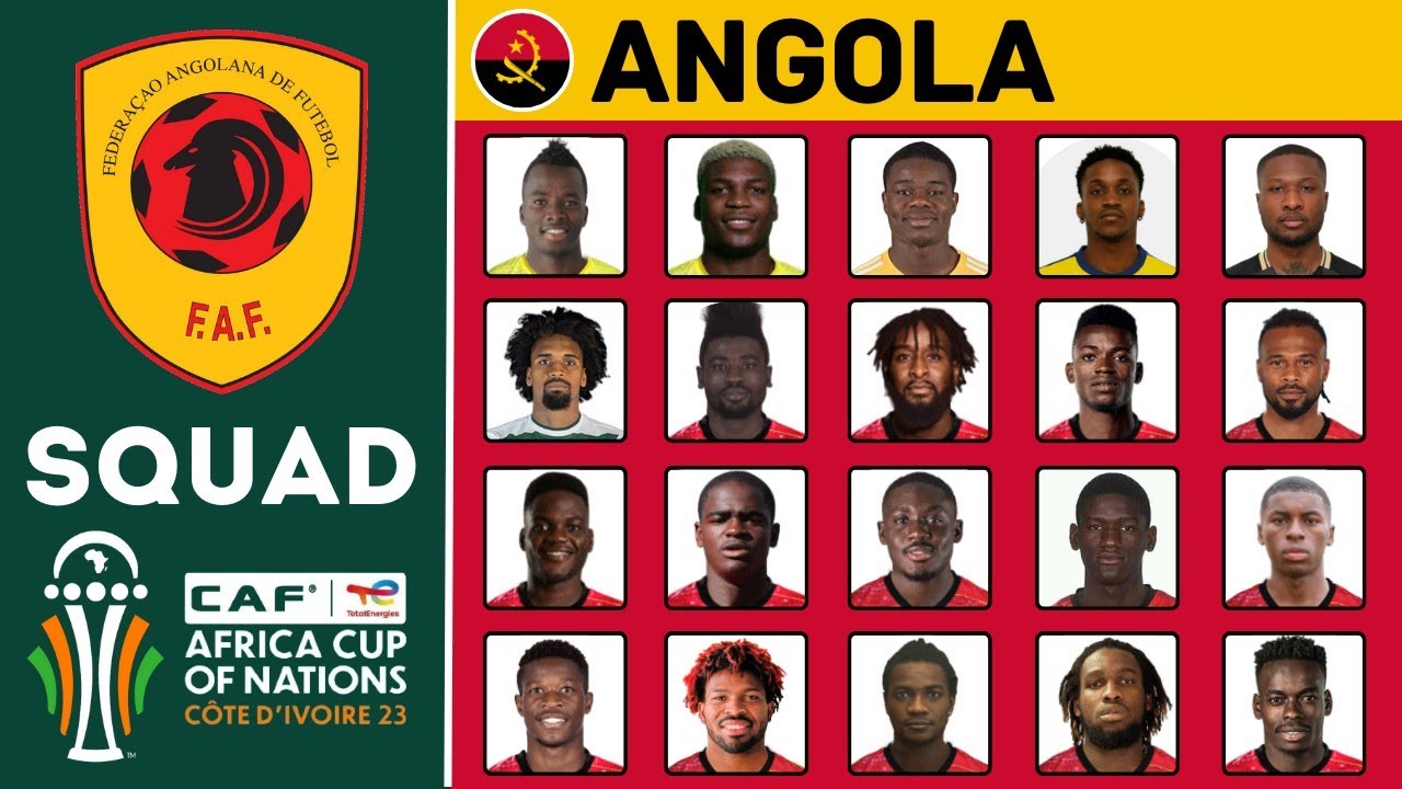 ANGOLA Official Squad AFCON 2023 | African Cup Of Nations 2023 | FootWorld