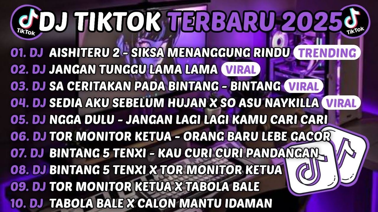 DJ TIKTOK TERBARU 2025-🎵DJ AISHITERU 2 - SIKSA MENANGGUNG RINDU🎵DJ JANGAN TUNGGU LAMA LAMA