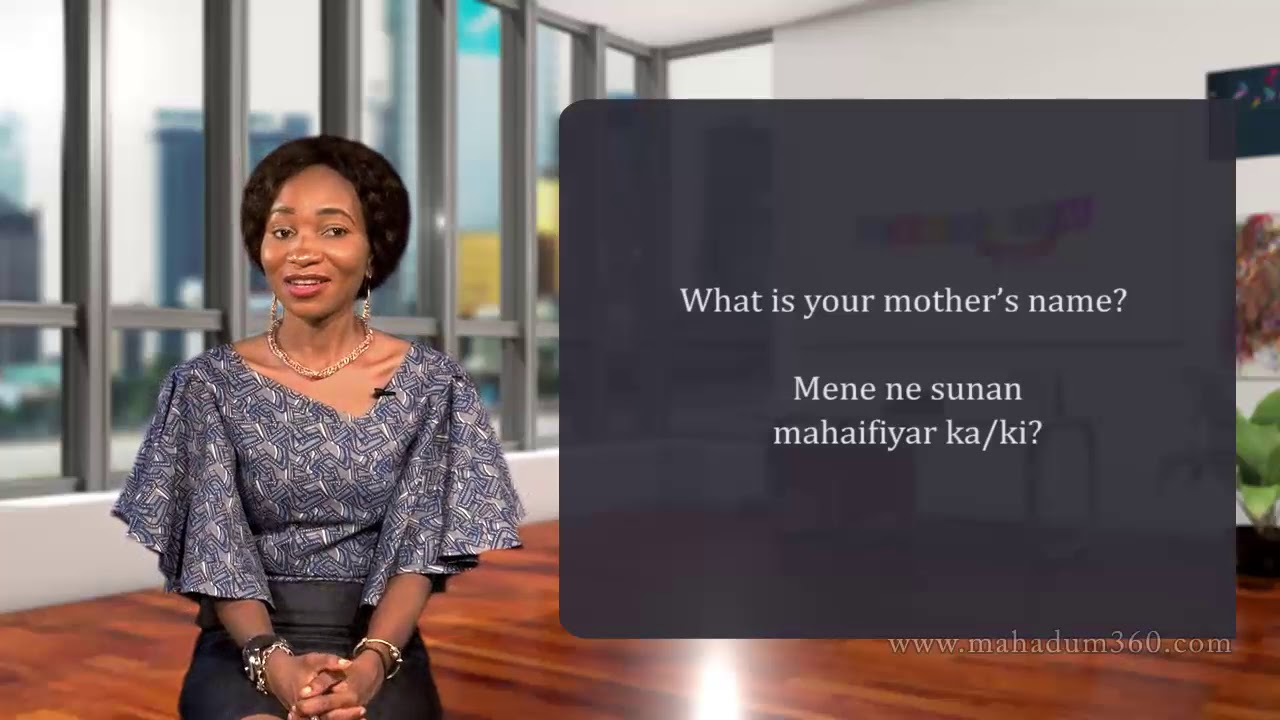 Learn Easy Series: Introduce yourself in Hausa Language