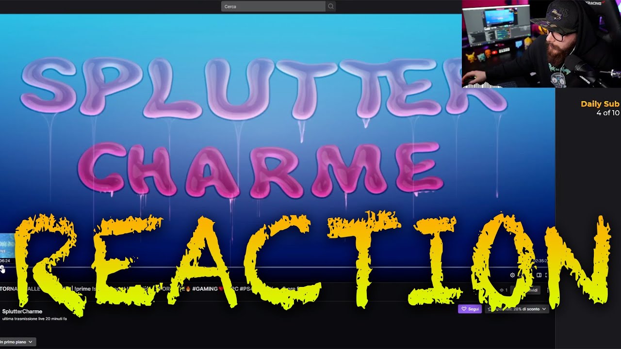 M89_GAMER Reagisce al nostro canale Twitch!!!
