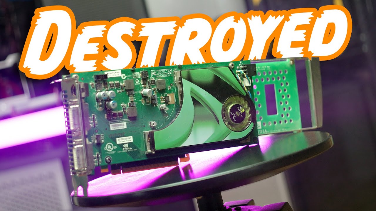 I May Have Broken A SUPER RARE Old Graphics Card...