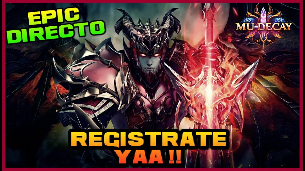 REGISTRATE YAA EN MU DECAY V 99C PLUS 2026🔥