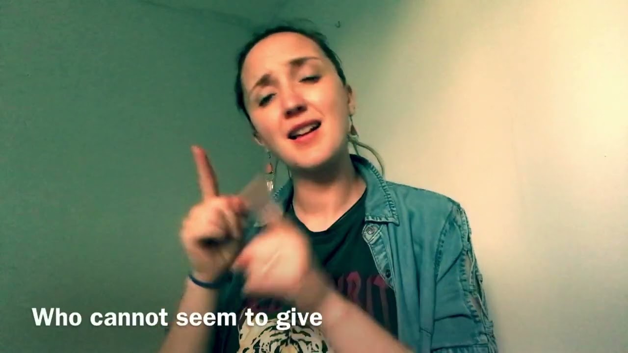 The Rose in British Sign Language BSL