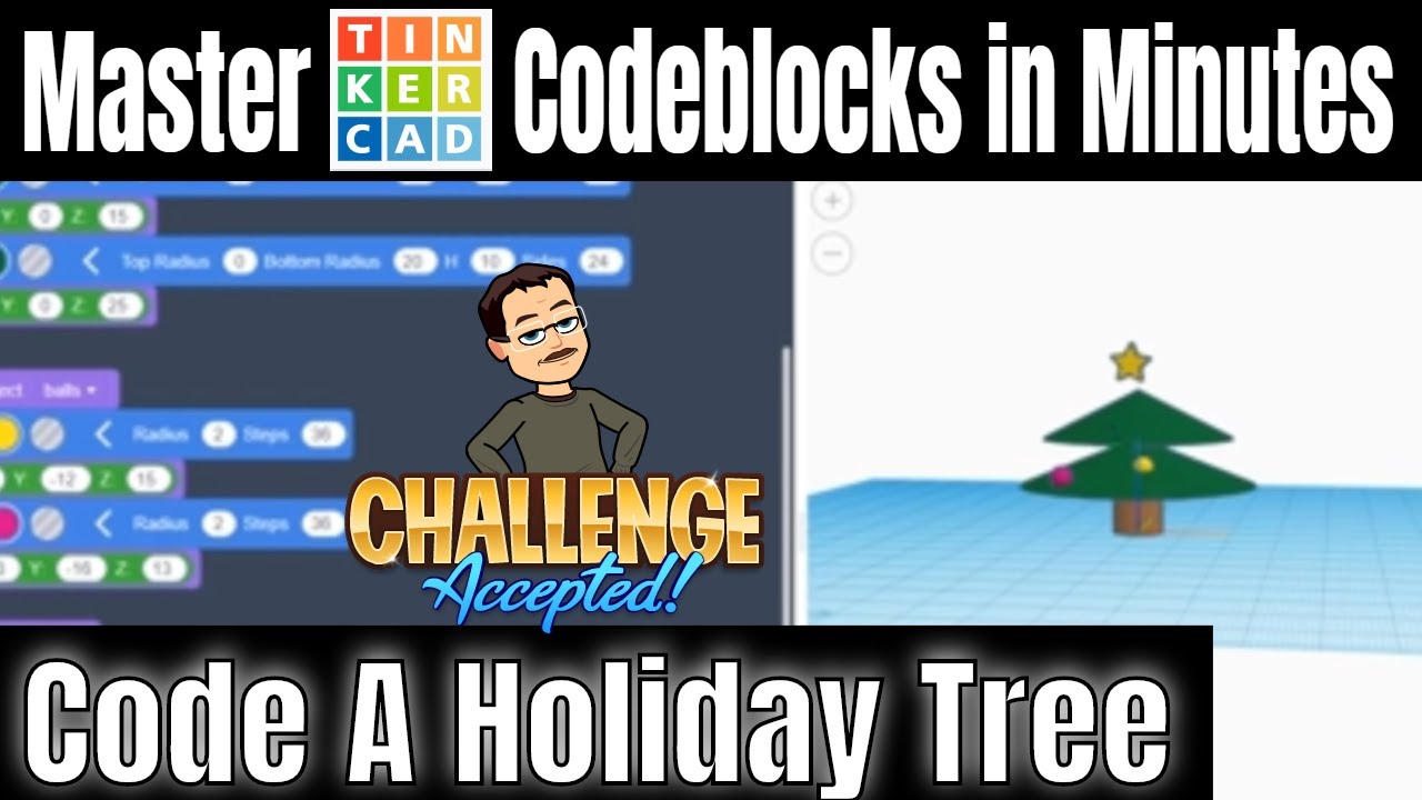 Спроектируйте грандиозное дерево за считанные минуты с помощью Tinkercad CodeBlocks!