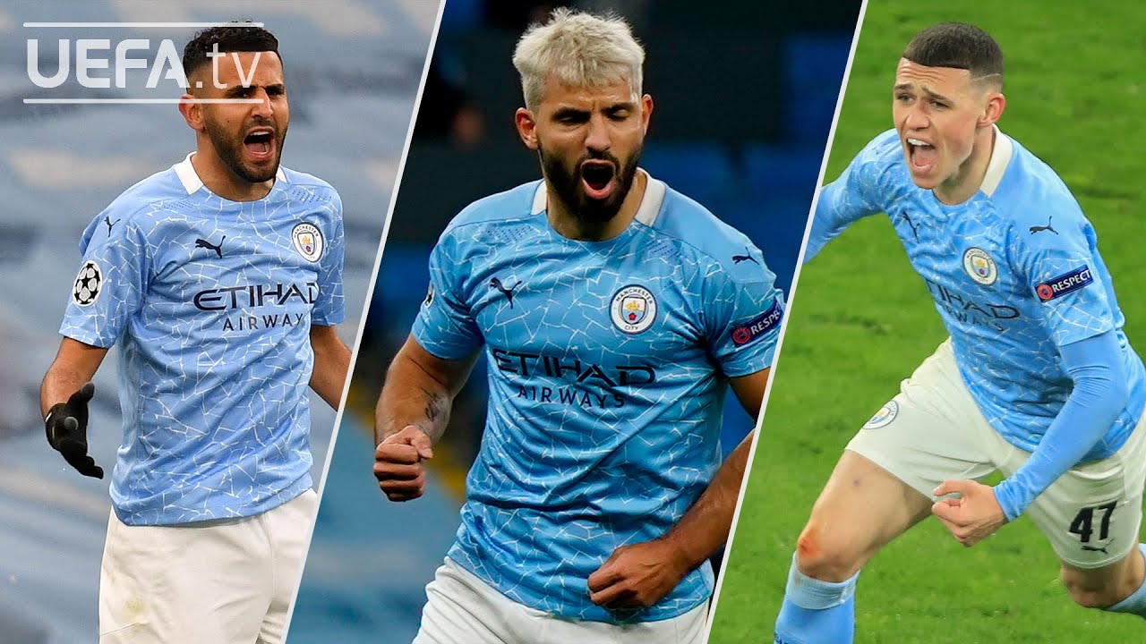 MAHREZ, AG&Uuml;ERO, FODEN: MAN. CITY All 2020/21 #UCL Goals!