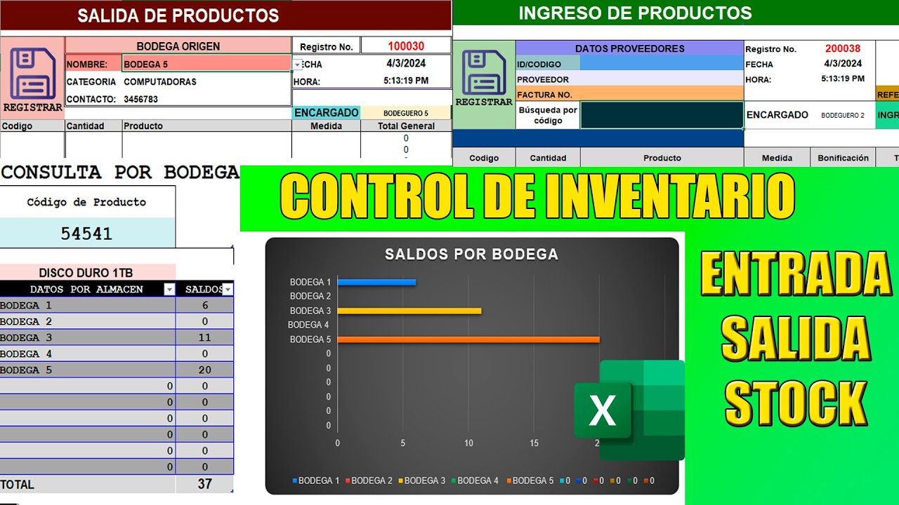 ¡Plantilla de inventario 2026 ✅ de Excel gratuita para su negocio!