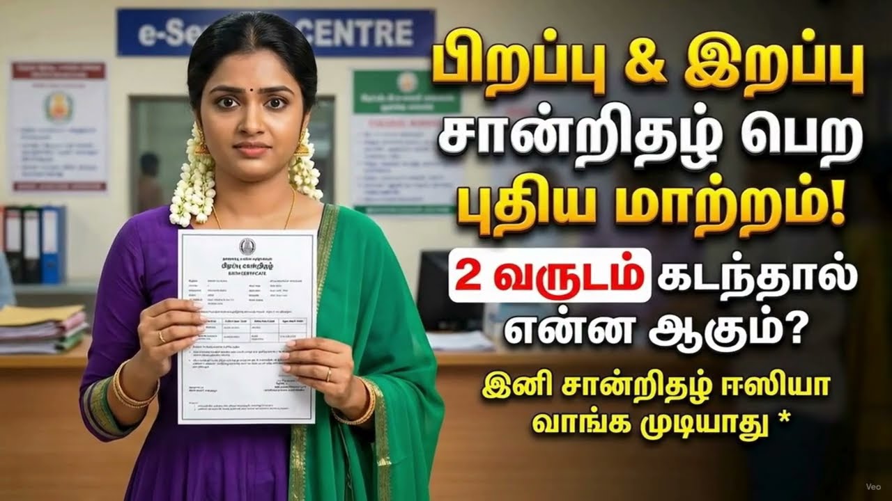 What Happens After 2 Years of Birth Certificate Registration? 2026 New Bill | Sellur e-Sevai Info