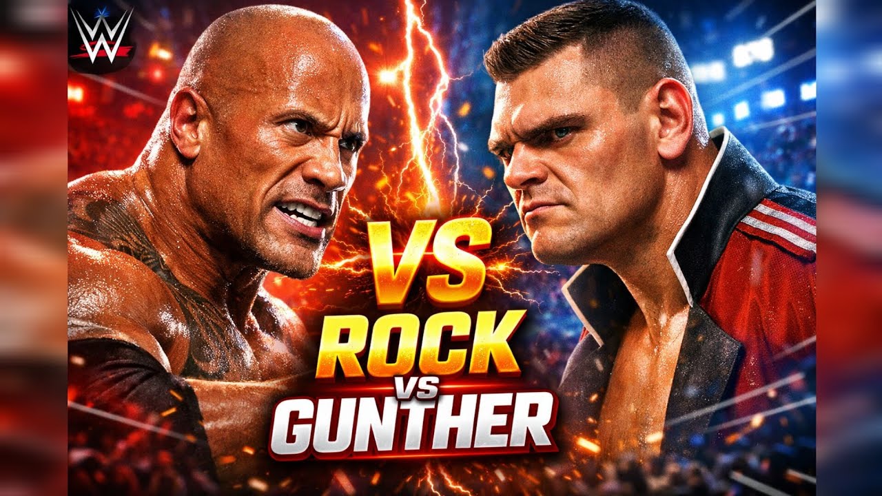 The Rock Returns! The Rock vs Gunther – WWE 2K25 Full Match #wwe2k25 #wwe #therock #gunther 