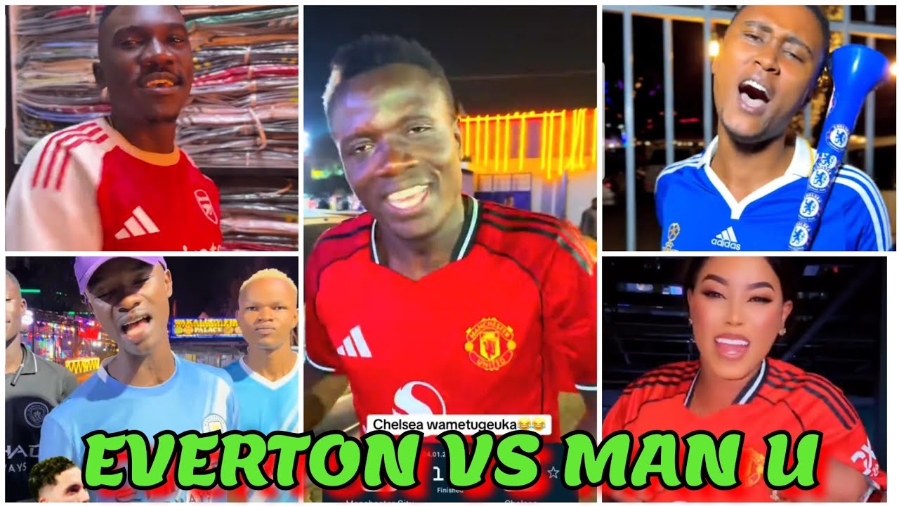 GENZ HILARIOUS REACTION ON EVERTON VS MAN UNITED IN THE PREMIER LEAGUE