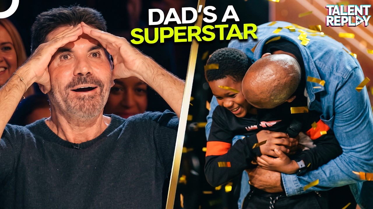His 8-Year-Old Son Watched Dad Get The GOLDEN BUZZER... And Become A STAR! | Britain's Got Talent