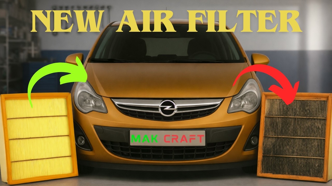 OPEL CORSA D How to replace Air filter