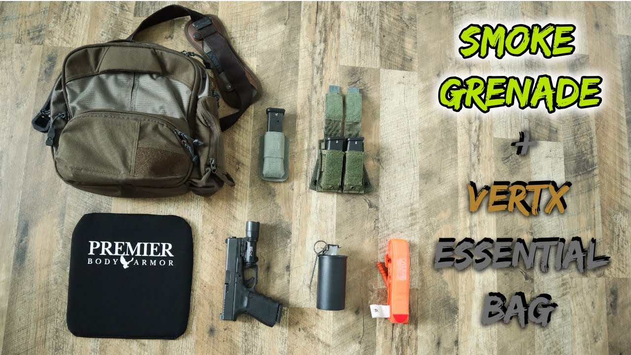Why I've Added A Smoke Grenade To My Every Day Carry Setup | Vertx Essential Bag Review
