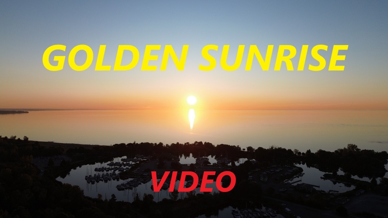 Golden Sunrise | Bluffer's Park Beach Toronto | Summer 2025 | 4K Video