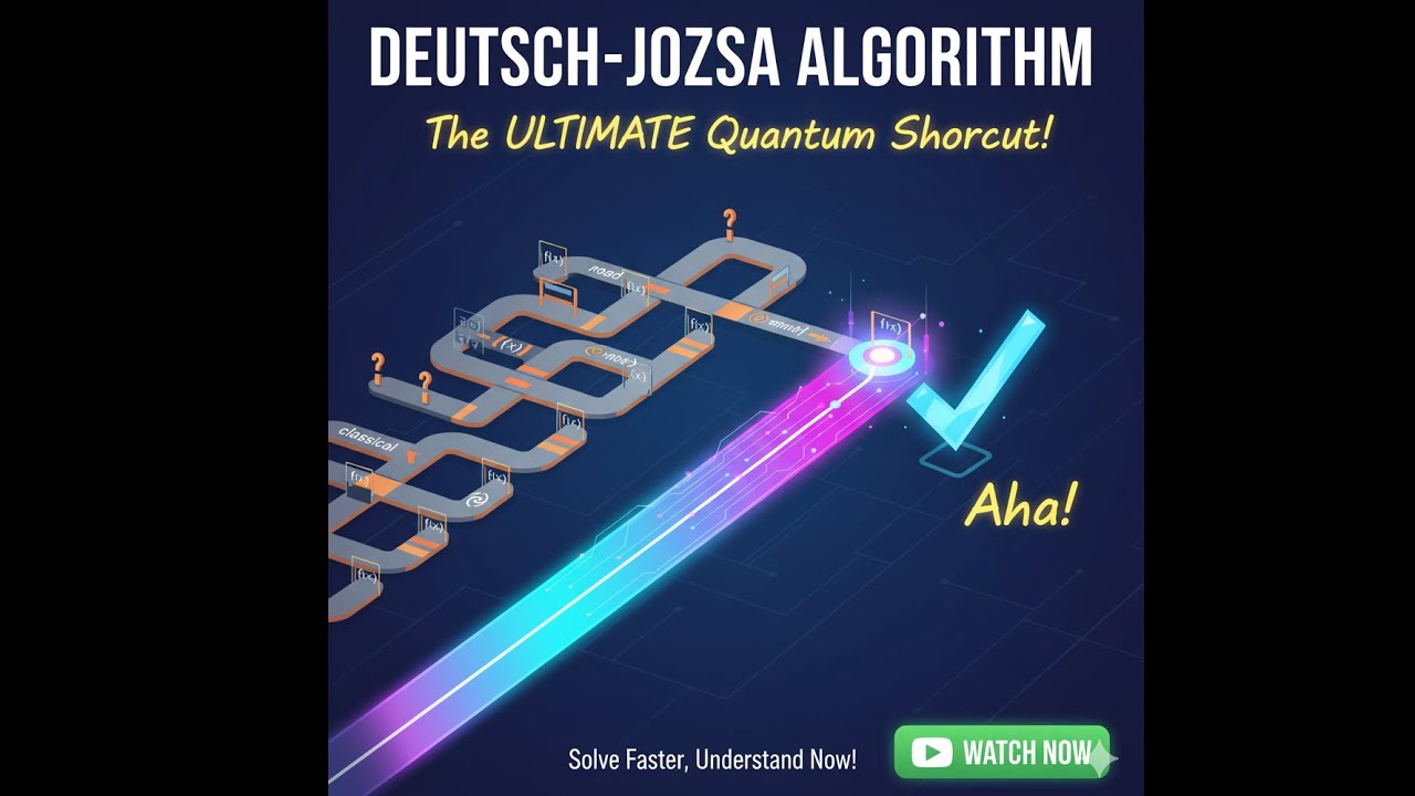 Deutsch–Jozsa Algorithm Explained | Quantum Computing Made Easy