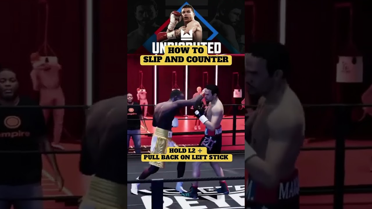 HOW TO SLIP AND COUNTER #undisputed #tutorial #boxing #gaming