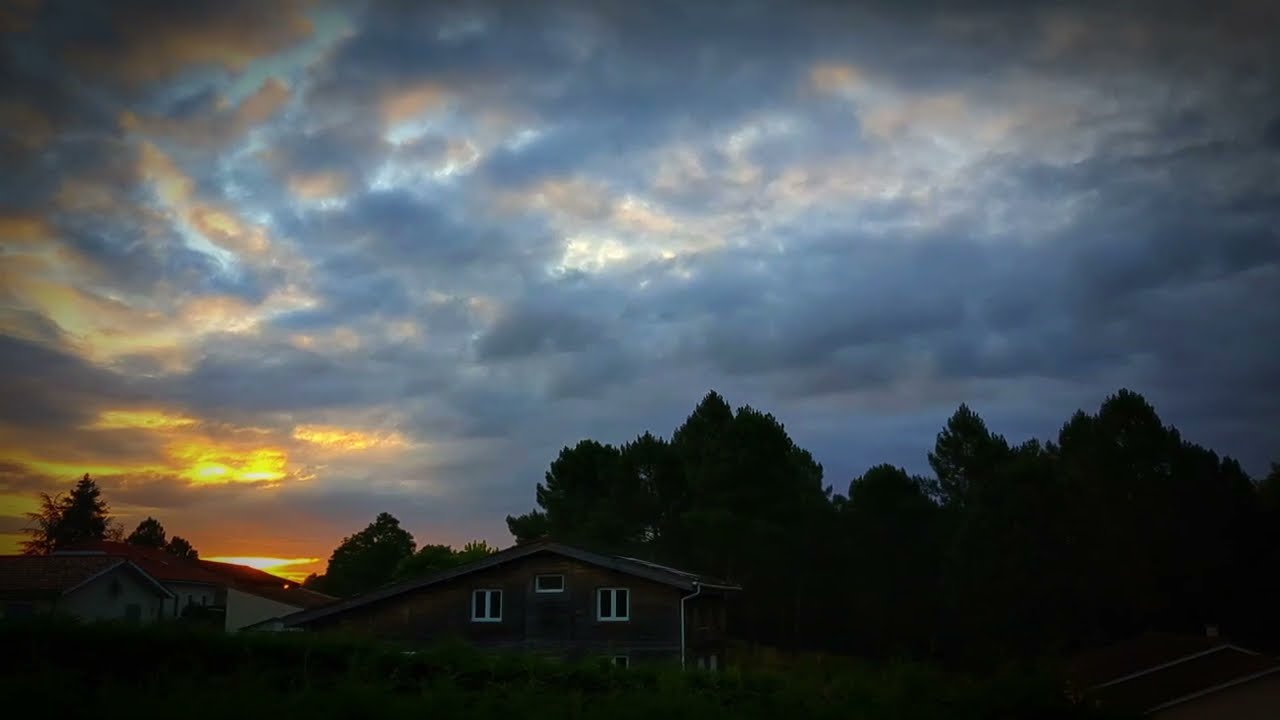 Soft Sunrise in French countryside