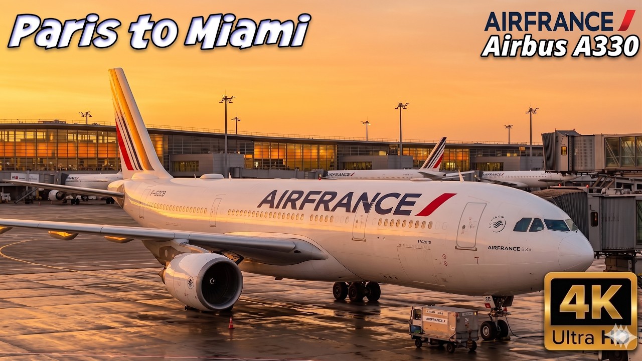 🇫🇷 Air France Premium Economy | AF90 | BOEING 777-328ER | Paris - Miami 🇺🇸