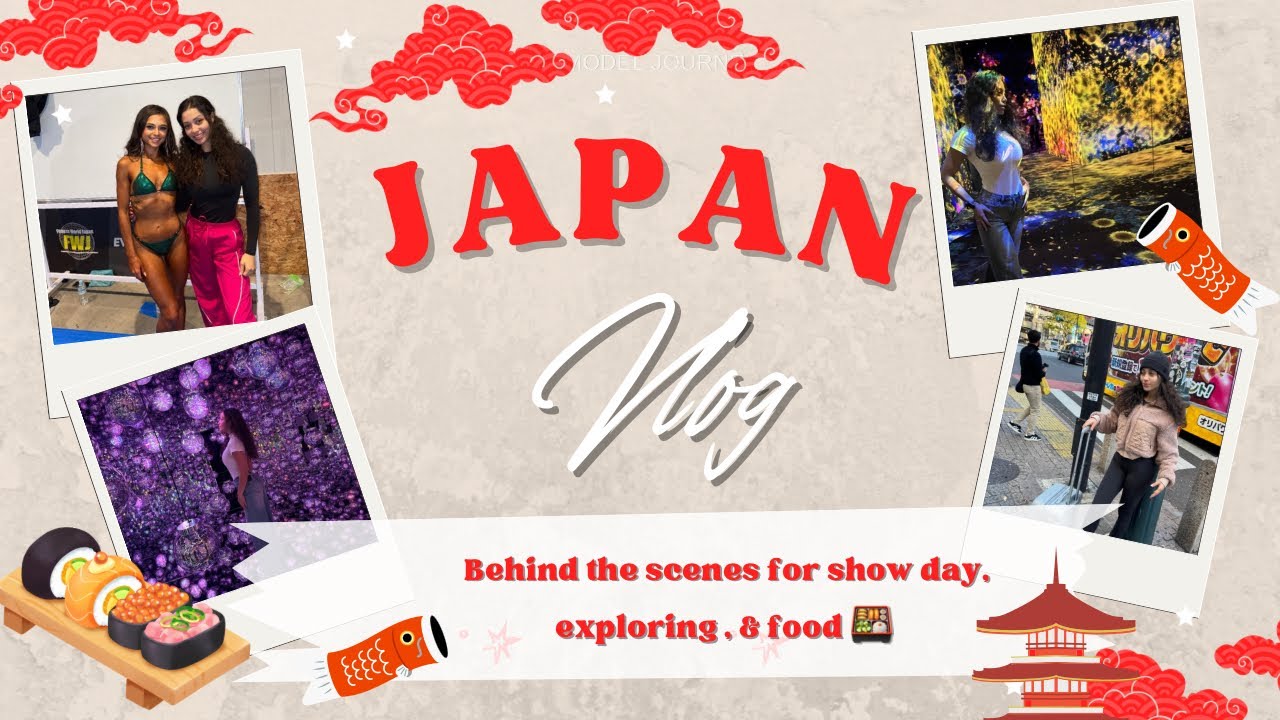 Целый день в Японии 🇯🇵 Отборочный турнир Japan Fit Model Pro, Музей цифрового искусства и лучшие ...