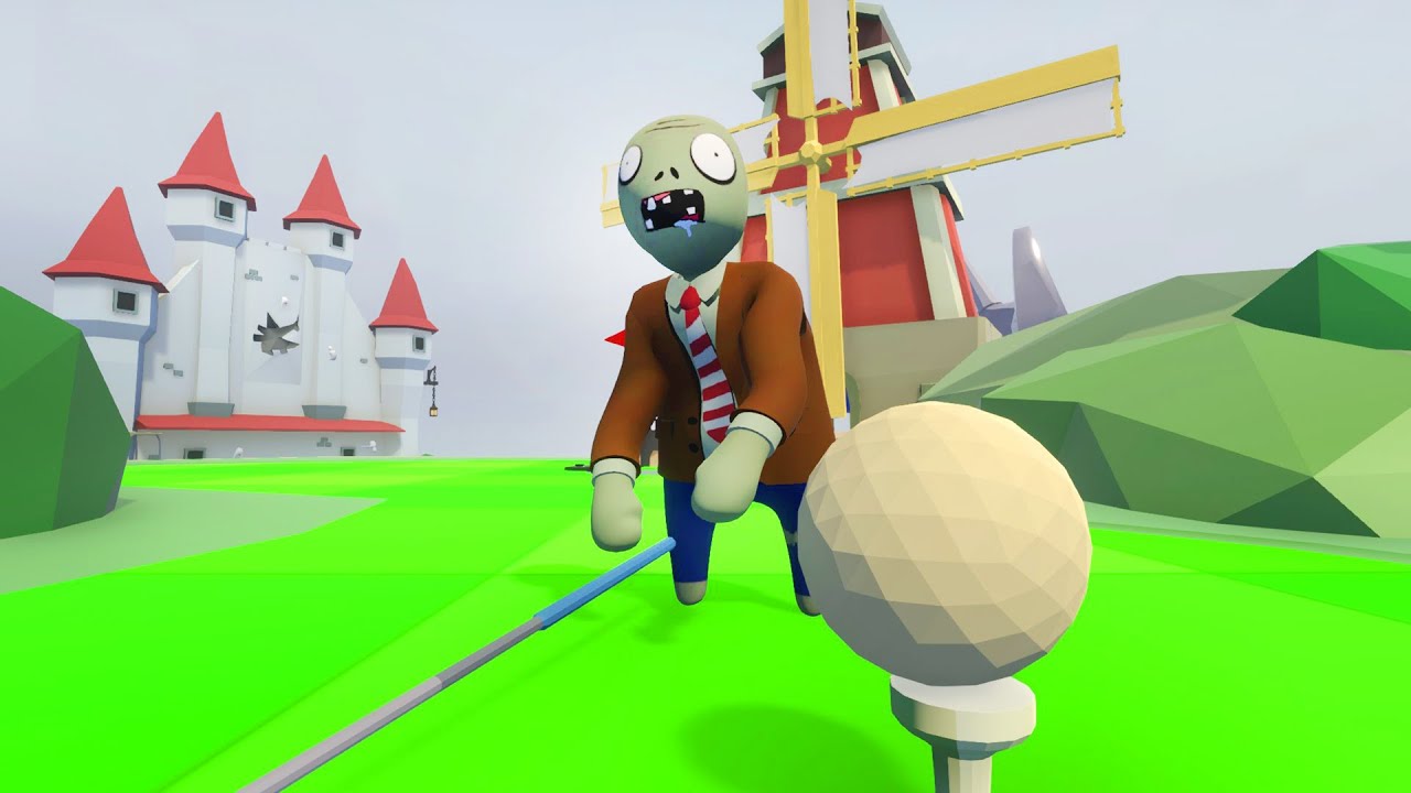 Steve ile Zombik Araba Kullanıp Oyuncak Arama Oyununda - Human Fall Flat