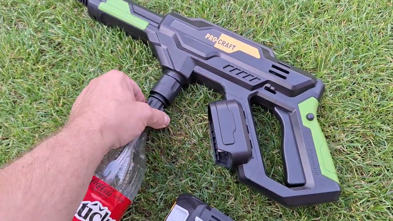 AKU TLAKOVÁ MYČKA PROCRAFT CW20 20V FUNGUJE I S PET LAHVÍ #tools #workshop #work 