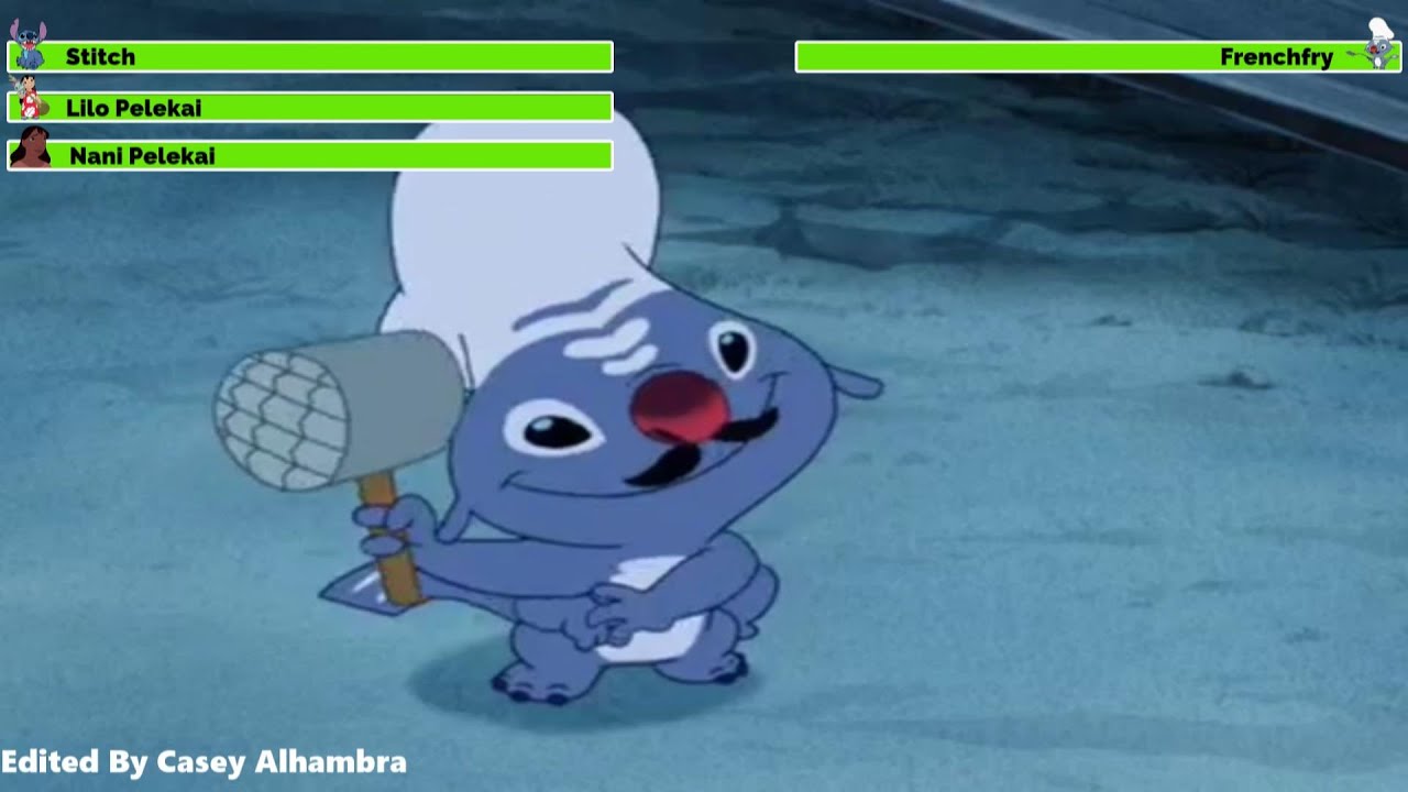 Lilo & Stitch: The Series (2004) Frenchfry with healthbars