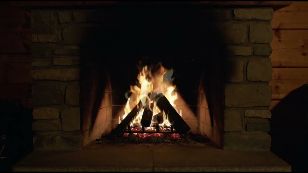 Indoor Fireplace Ambience | Warm Fire Sounds for Deep Relaxation