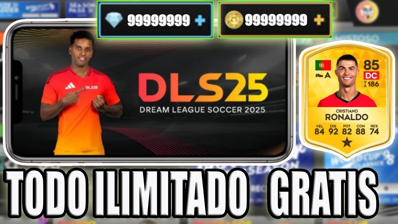 NUEVO DLS 25 ⚽ HACKEADO GEMAS Y MONEDAS ILIMITADAS 🔥 DREAM LEAGUE SOCCER 2025 iOS Android✅ GRATIS🚨