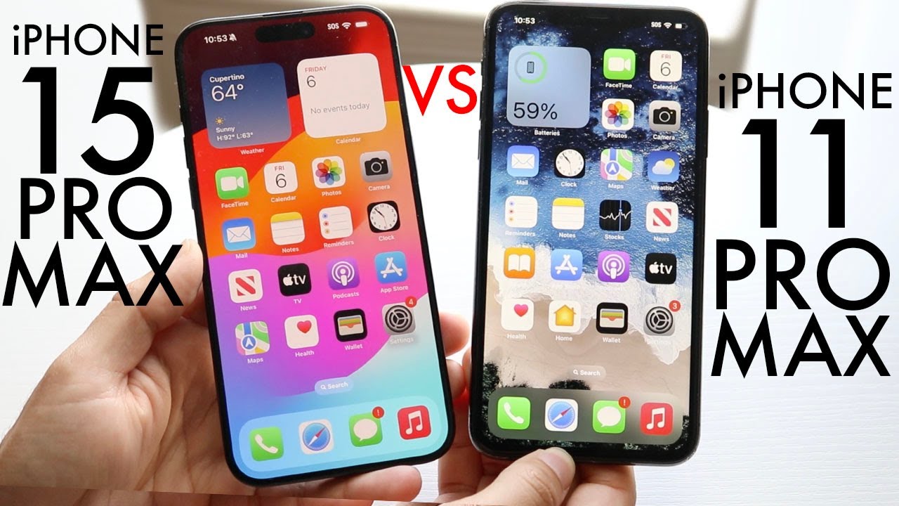 iPhone 15 Pro Max против iPhone 11 Pro Max! (Сравнение) (Обзор)