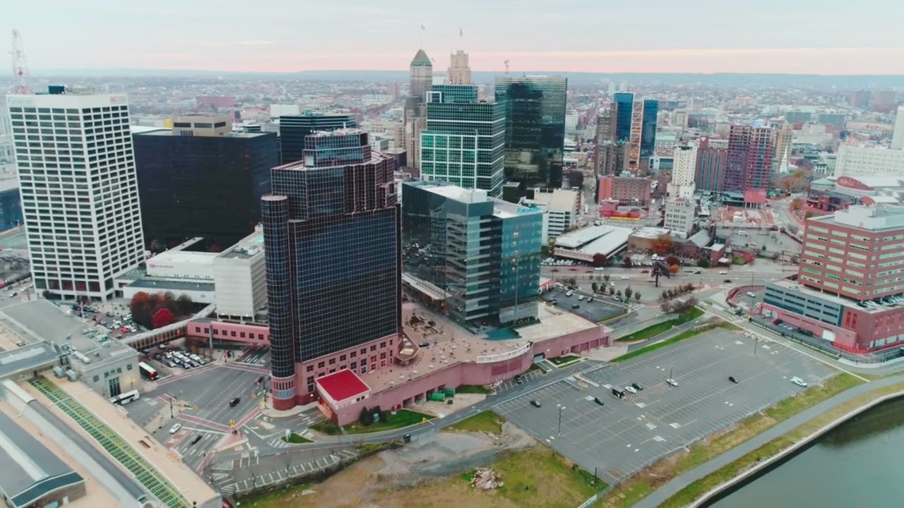 Newark NJ Drone Flyover | Aerial Views of Newark Area | New Jersey from Above | December 2024