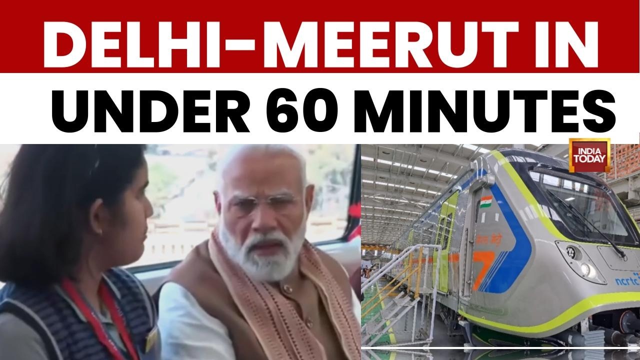 Big Railway Push | PM Inaugurates Delhi-Meerut RRTS Corridor and Semiconductor Unit in Uttar Pradesh
