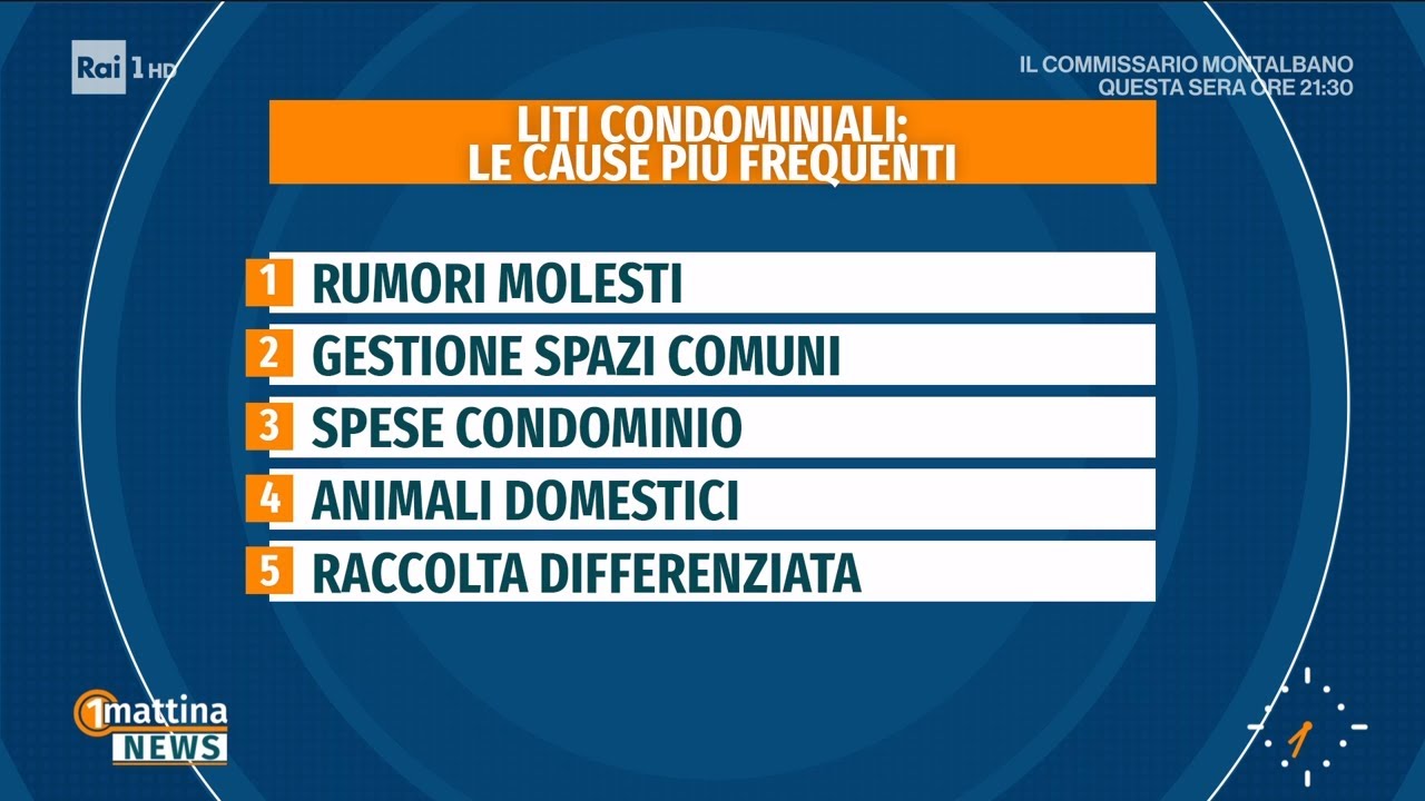 Liti condominiali: le cause pi&ugrave; frequenti - 1mattina News 28/10/2025