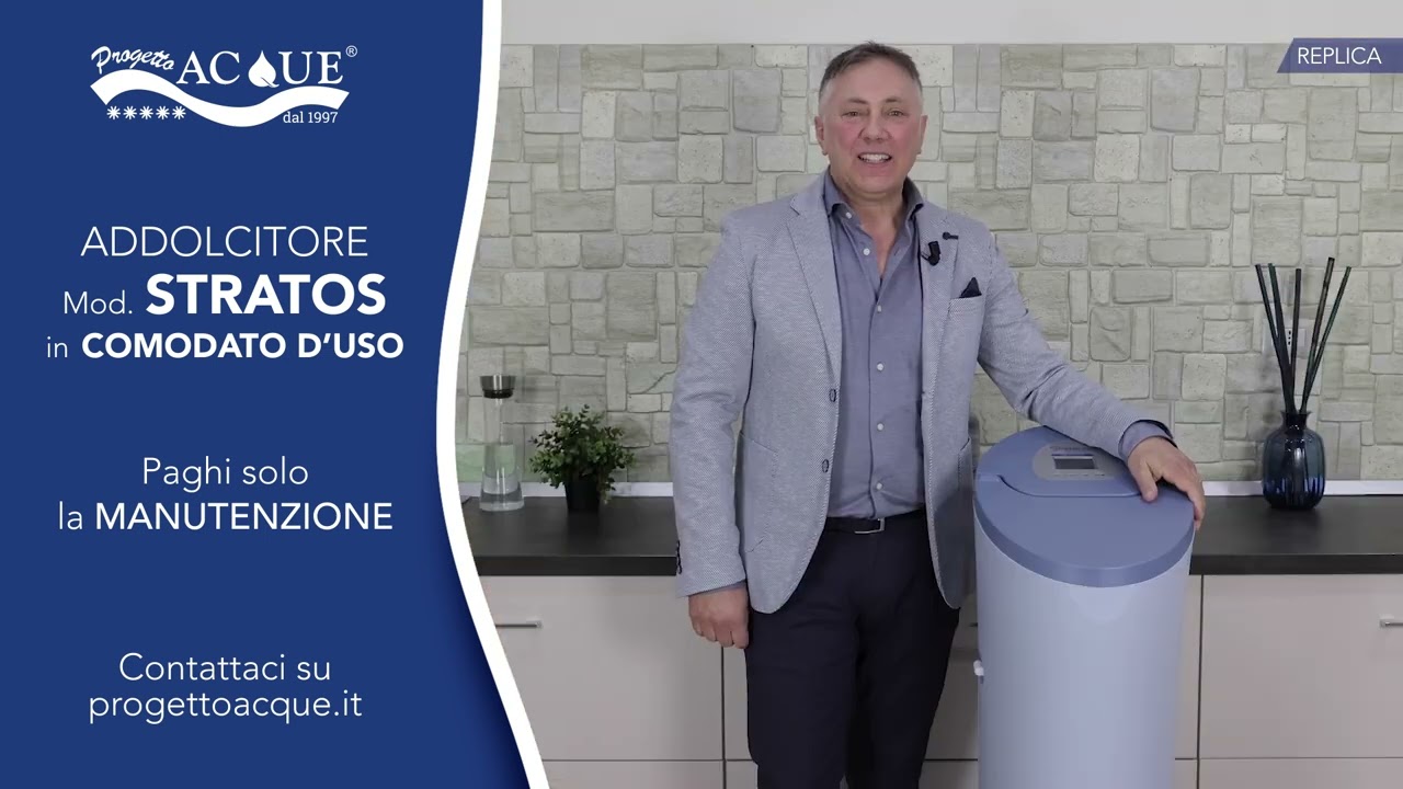 Stratos – Rocco Vestuto presenta in diretta l'addolcitore d’acqua di Progetto Acque