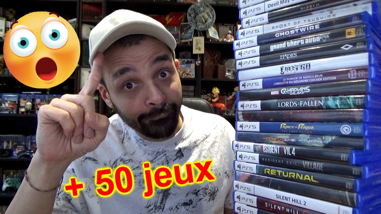 PARTAGE DE LA COLLECTION PS5!!! plus de 50 jeux!!!