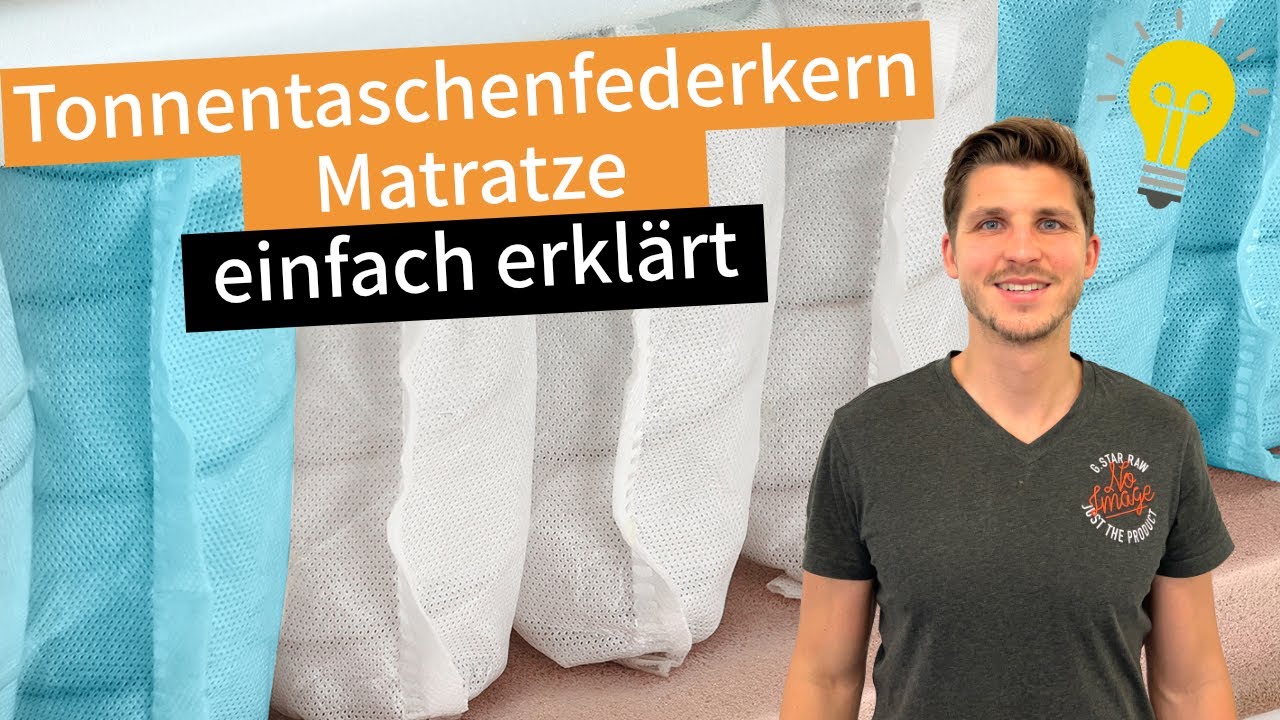Die Tonnentaschenfederkernmatratze einfach erklärt 💡