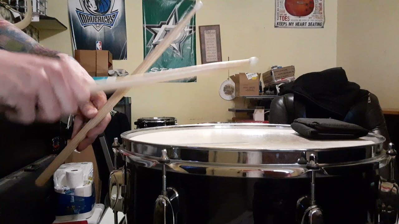 open close/push pull blast beat technique