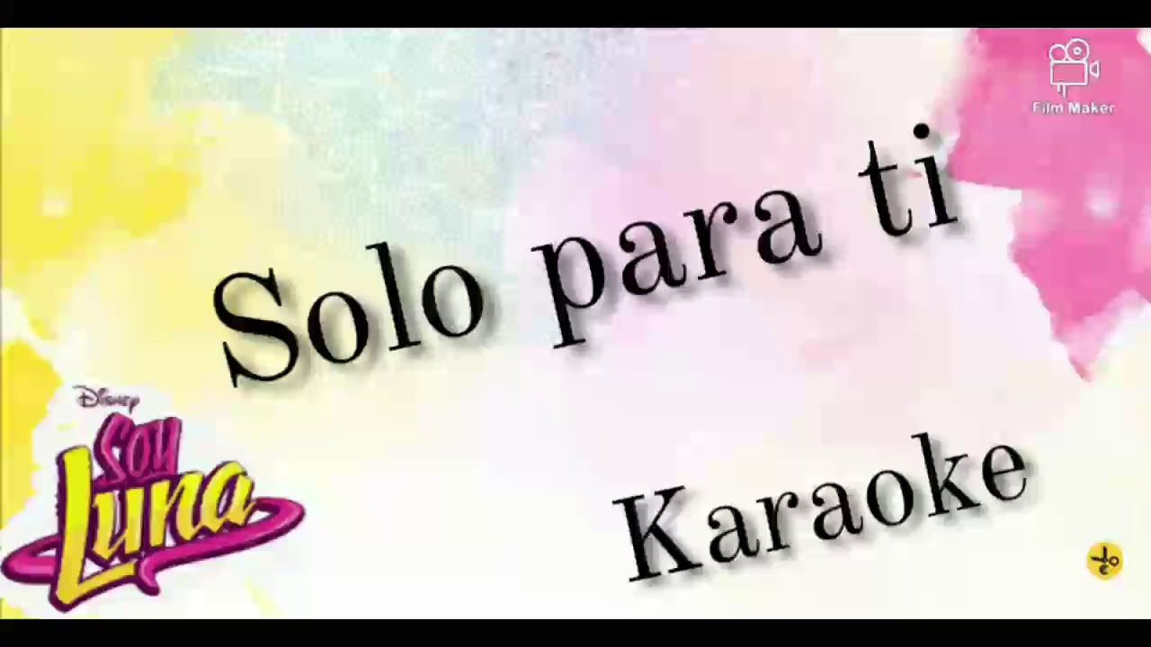 Soy Luna 2 - Solo para ti (Instrumental/Karaoke)